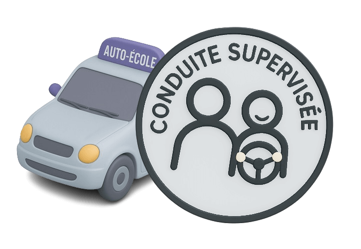 Conduite supervisée - Auto-école TCM (Ain)